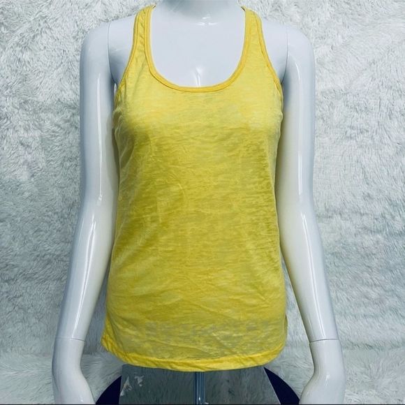 Over The Limit Burnout Racerback Tank Top Marled S - Picture 3 of 14